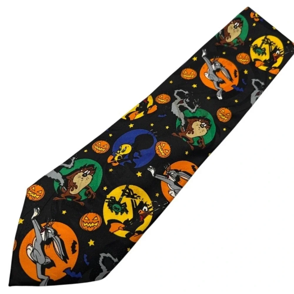 VTG Lot of‎ 5 Looney Tunes Mania Ties 1996 Warner Bros.  58